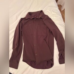 Brown Lululemon Button Down Shirt